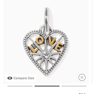 Brighton Silver and Gold Heart Pendant